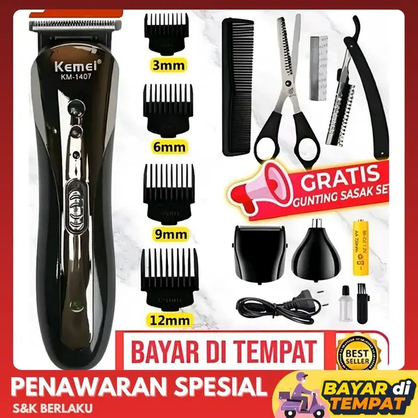 Set Mesin Cukur