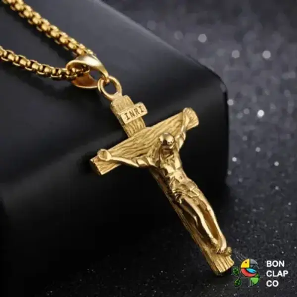 Kalung Salib Titanium