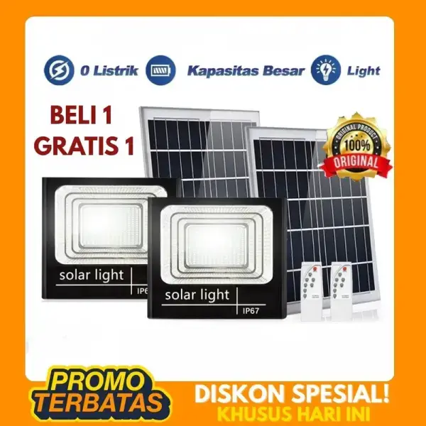 Lampu Surya Panel Combo