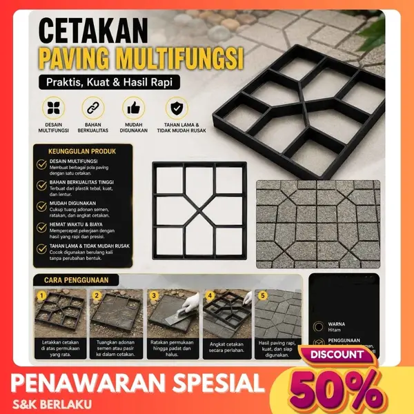 Cetakan Paving Multifungsi