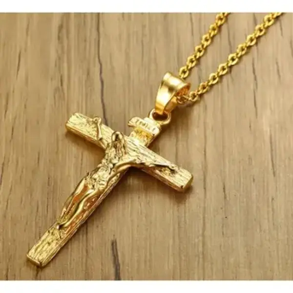 Kalung Salib Titanium