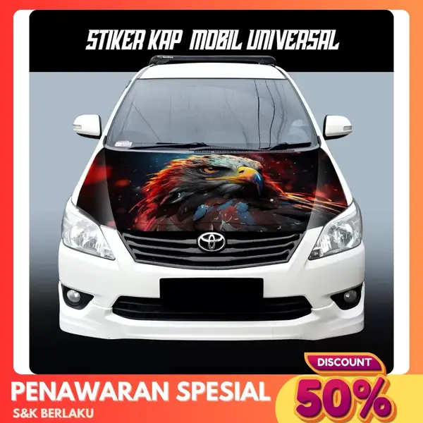 Stiker Kap Mobil