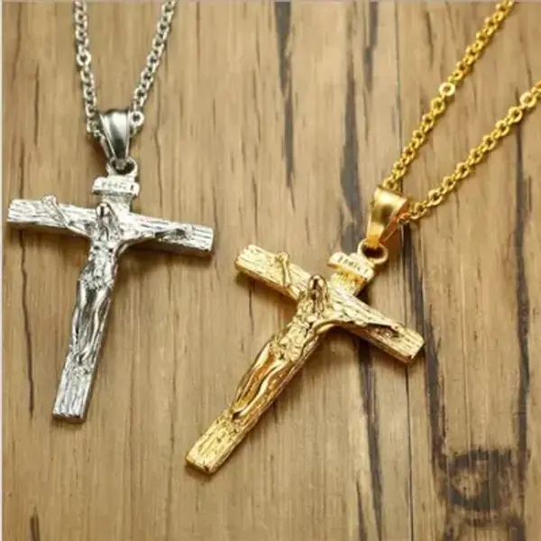 Kalung Salib Titanium